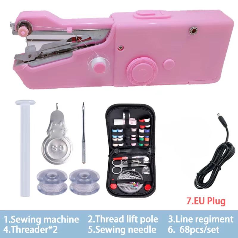 Sewing Machine Household Small Multi-Function Portable Mini DIY Manual Tailor Sewing Machine Manual Sewing Machine